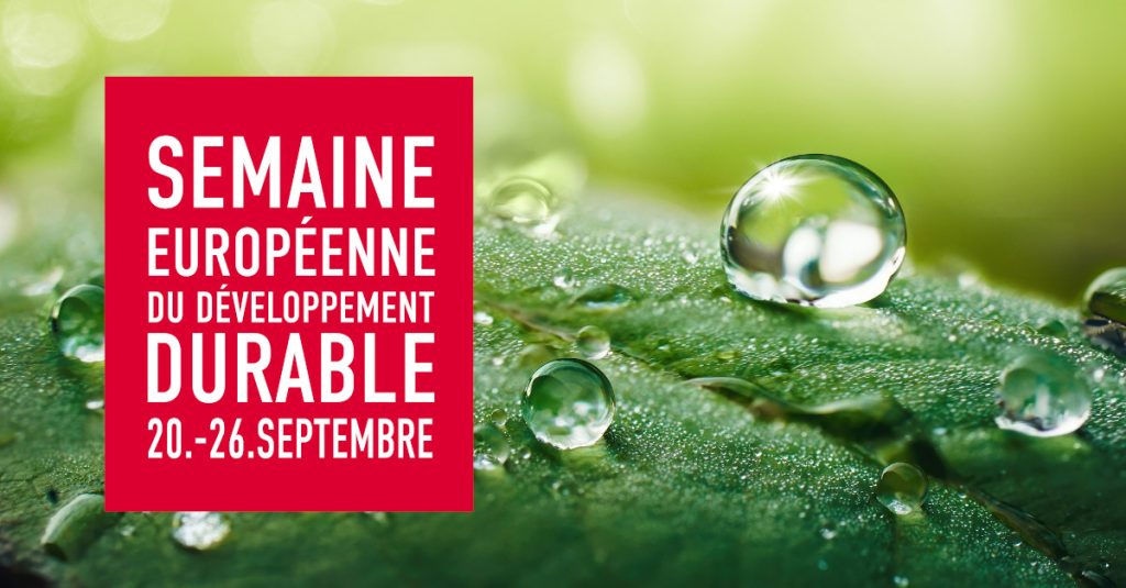 Semaine Européenne du Développement Durable 2022