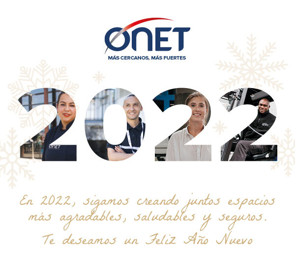 El Grupo Onet le desea un magnífico año 2022.