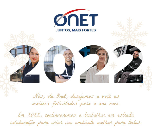 O Grupo Onet deseja a você um ano maravilhoso 2022!