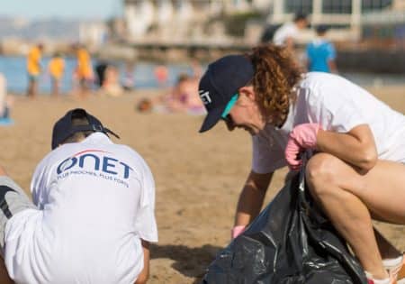 Nettoyage baie des catalans
