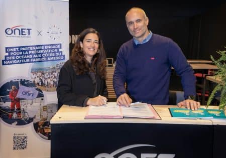 Onet renouvelle son soutien auprès du navigateur Fabrice Amedeo, cap sur le Vendée Globe 2024
