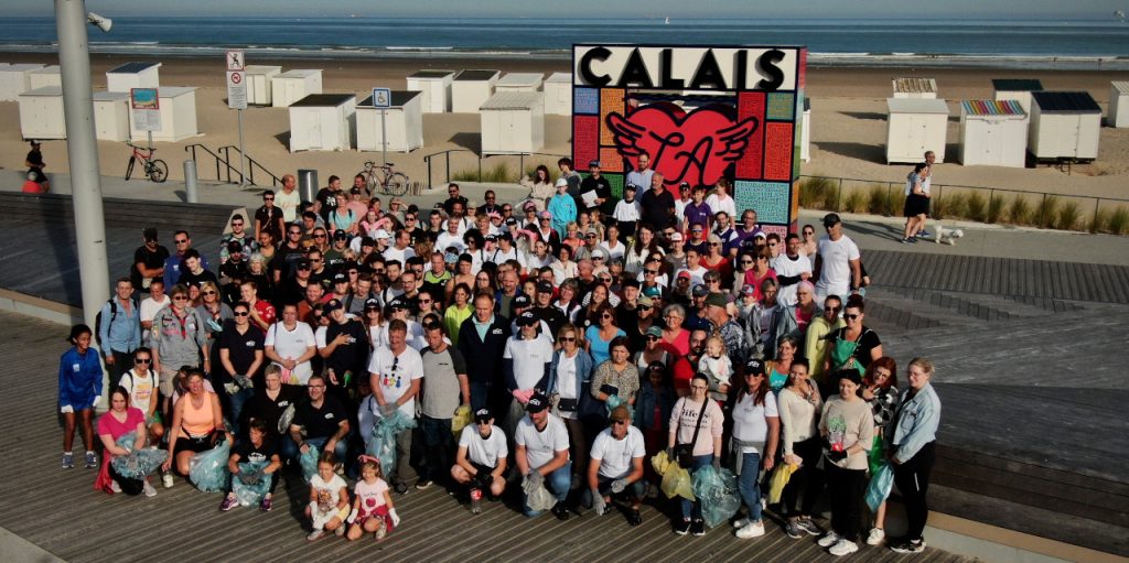 Nettoyage des plages à Calais