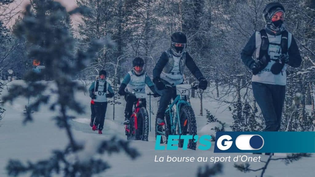 Olivia Cox, ganadora de Let's Go, la beca deportiva de Onet, se enfrenta al raid Défi d'Elles en Laponia con su compañera Alexia.