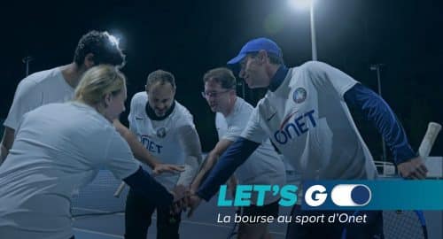 Rolland Terrin cria uma equipe de tênis corporativa pronta para servir com o Let&#039;s Go